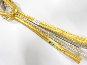 未使用品　正絹　撚り房　手組帯締め